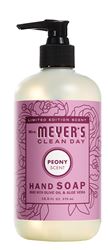 Mrs. Meyers 17108 Hand Soap, Liquid, Peony, 12.5 fl-oz Bottle 