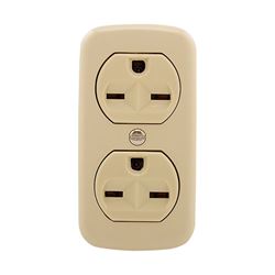 RECEPTACLE DPX IVORY 250V 15A