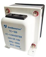 Goldsource TC-TYPE TC-500 Step Up and Step Down Transformer, 4-7/8 in L x 3-3/8 in W x 4 in H, 500 W  8 Pack