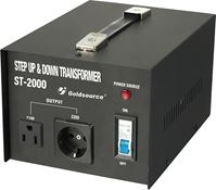 Goldsource ST Series Step Up and Step Down Transformer, 9-3/4 in L x 7-1/8 in W x 6 in H, 2000 W