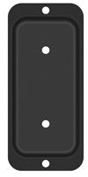 Nuvo Iron RH24B Rail Hanger and Connector Plate, Steel, Black, Powder-Coated Satin, For: 2 x 4 in Nominal Wood