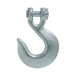 BARON 331-3/8 Clevis Slip Hook, 3/8 in, 5400 lb Working Load, 43 Grade, Carbon Steel, Electro-Galvanized