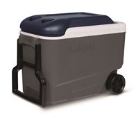 IGLOO 34814 Roller Cooler, 40 qt Cooler, Polyurethane, Blue, 5 days Ice Retention
