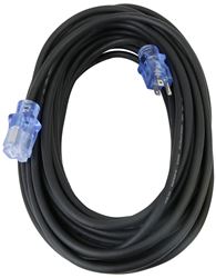 PowerZone Extension Cord, Rubber, 12/3 50 ft  