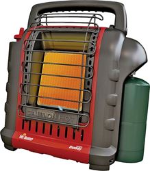 Mr. Heater F232000 Portable Buddy Heater, 4000, 9000 Btu, Gray/Red 
