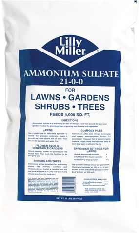 Lilly Miller 100099169 Ammonium Sulfate, 20 lb Bag
