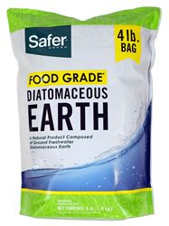 Safer 51703 Diatomaceous Earth, Powder, 4 lb 