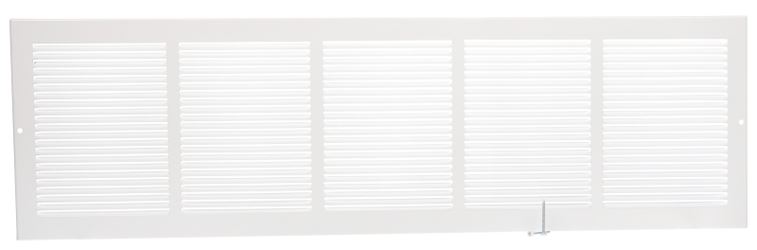 GRILLE SIDEWALL WHITE 30INX8IN 