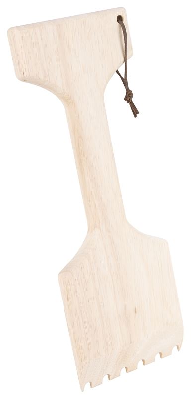 Omaha Wooden Grill Scraper, Wood Handle, 13-1/4 in L - VORG9437435