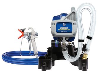 Graco 257025 Airless Paint Sprayer, 3/8 hp, 25 ft L Hose, 0.015 in Tip, 0.24 gpm, 2800 psi, Piston Pump, 0.24 gpm 
