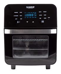 NUWAVE 38040 Air Fryer Oven, 15.5 qt Capacity, 900, 1500, 1800 W, 1-Basket, LED Touch Pad Control, Black 