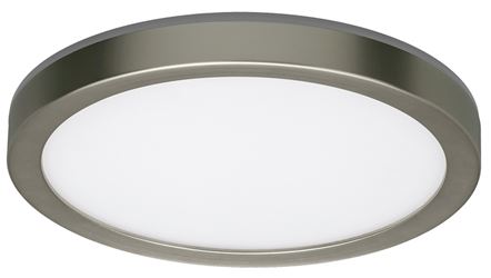 ETI LowPro Series 56568116 Ceiling Light with Nightlight, 120 V, 12 W, Integrated LED Lamp, 800 Lumens 