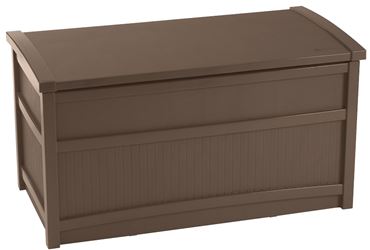 Suncast DB5000B Deck Box, 41 in W, 21 in D, 22 in H, Resin, Mocha 