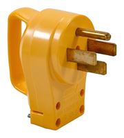 PowerGrip 55255 Plug, 50 A, 125 to 250 V, Male, Yellow Jacket
