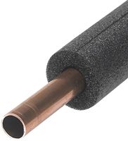 Frost King 5P12X Tubular Pipe Insulation, 1-1/8 in Dia, 3 ft L, Polyethylene Foam, Black, 3/4, 1 in Pipe 