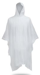 Boss 61 Poncho, Vinyl, Clear, Attached, Hooded 