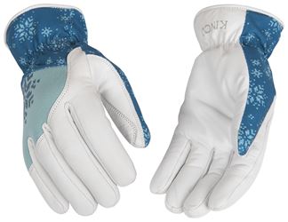 KincoPro 103HKWM Hybrid Gloves, Womens, M, Wing Thumb, Easy-On, Shirred Elastic Cuff, Polyester Spandex Fabric Back 