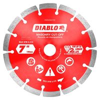 Diablo DMADS0700 Saw Blade, 7 in Dia, Segmented Rim, 1/PK 