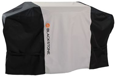 BLACKSTONE 5441 Gas Grill Cover, 70 in W, 32 in D, 38 in H, Polyester, Black/Gray 