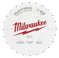 Milwaukee 48-40-1020 Circular Saw Blade, 10 in Dia, 5/8 in Arbor, 24-Teeth, Carbide Cutting Edge 