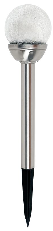 Boston Harbor 26200 Light Stake, Ni-Mh Battery, 1-Lamp, LED Lamp, Stainless Steel Glass Fixture, Battery Included: Yes, Pack of 16 - VORG8759086