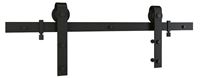 National Hardware N700-004 Classic Barn Door Kit, 96 in L Track, Steel, Matte, Wall Mounting