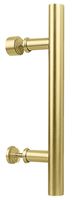 National Hardware N700-102 Madison Pull, 12 in H, Steel, Brushed Gold 