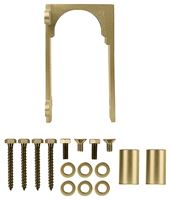 National Hardware N700-116 Bypass Bracket Kit, Steel, Brushed Gold 
