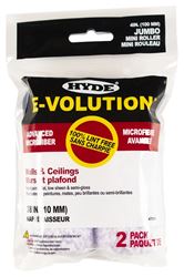 HYDE E-volution 47310 Jumbo Mini Roller Cover, 3/8 in Thick Nap, 4 in L 