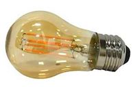 Sylvania 75343 Ultra Vintage LED Lamp, Decorative, A15 Lamp, 40 W Equivalent, E26 Lamp Base, Dimmable, Warm White Light