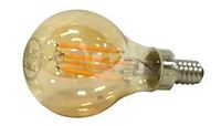 Sylvania 75345 Ultra Vintage LED Lamp, Decorative, A15 Lamp, 40 W Equivalent, E12 Lamp Base, Dimmable, 2175 K Color Temp