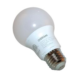 Sylvania 73886 LED Bulb, General Purpose, A19 Lamp, 60 W Equivalent, E26 Lamp Base, Frosted, Warm White Light 