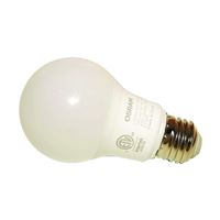 Sylvania 74084 LED Bulb, General Purpose, A19 Lamp, 40 W Equivalent, E26 Lamp Base, Frosted, Bright White Light