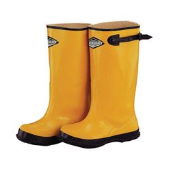 Diamondback RB001-10-C Over Shoe Boots, 10, Yellow, Rubber Upper, Slip on Boots Closure 