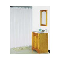 Simple Spaces XG-02-FS Hookless Shower Curtain, Vinyl