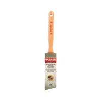 Wooster 4174-1-1/2 Paint Brush, 1-1/2 in W, 2-7/16 in L Bristle, Nylon/Polyester Bristle, Sash Handle