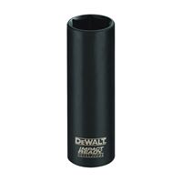 DeWALT IMPACT READY DW22862 Impact Socket, 1/2 in Socket, 1/2 in Drive, Square Drive, 6-Point, Steel, Black Oxide