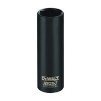 DeWALT IMPACT READY DW22882 Impact Socket, 5/8 in Socket, 1/2 in Drive, Square Drive, 6-Point, Steel, Black Phosphate