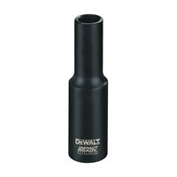 DeWALT IMPACT READY DW22912 Impact Socket, 13/16 in Socket, 1/2 in Drive, Square Drive, 6-Point, Steel, Black Phosphate 