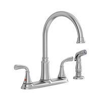 American Standard Tinley Series 7408400.075 High-Arc Kitchen Faucet with Side Sprayer, 1.8 gpm, 2-Faucet Handle 