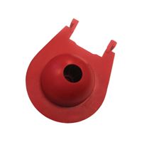 Korky 3030BP Toilet Flapper, Specifications: 3 in Valve Open, Rubber, Red