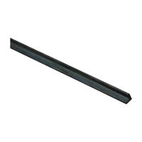 Stanley Hardware 4060BC Series N215-392 Solid Angle, 1/2 in L Leg, 48 in L, 1/8 in Thick, Steel, Mill 