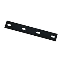 National Hardware N351-456 Mending Plate, 10 in L, 1-1/2 in W, 5/16 Gauge, Steel, Powder-Coated, Carriage Bolt Mounting