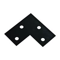 National Hardware 1176BC Series N351-506 Corner Brace, 6 in L, 3 in W, 6 in H, Steel, Powder-Coated, 1/8 Thick Material 