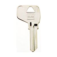 Hy-Ko 11010MD17 Key Blank, Brass, Nickel, For: Master Cabinet, House Locks and Padlocks 10 Pack