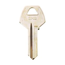 Hy-Ko 11010CO87 Key Blank, Brass, Nickel, For: Corbin Russwin Cabinet, House Locks and Padlocks, Pack of 10 