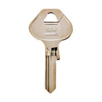 HY-KO 11010M60 Key Blank, Brass, Nickel, For: Master Locks and Padlocks 10 Pack