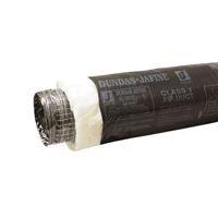 Dundas Jafine BPC825 Flexible Insulated Duct, 25 ft L, Polyester, Black 
