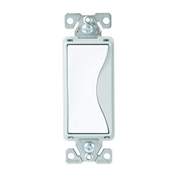 Eaton Wiring Devices Aspire 9504WS Rocker Switch, 15 A, 120/277 V, 4-Way, Push-In Terminal, White 