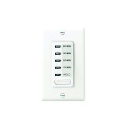 Intermatic EI210W Electronic Countdown Timer, 15 A, 120 V, 1800 W, 10 to 60 min Time Setting, White 